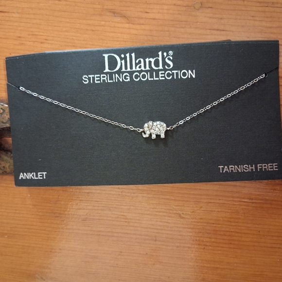Dillards Jewelry - Sterling Silver Elephant Anklet